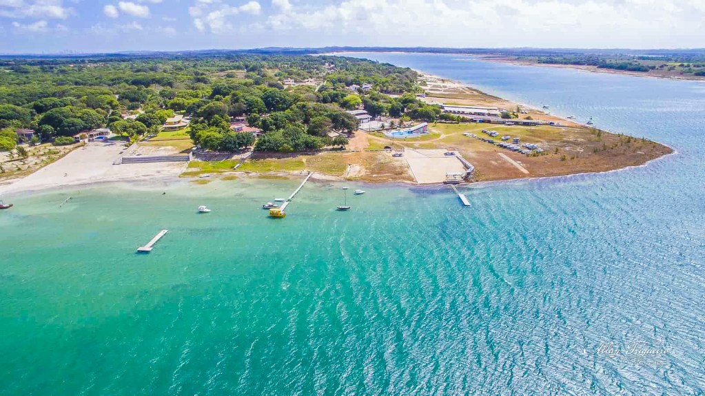 Imagem aérea da Lagoa do Bonfim